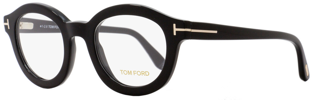 Tom Ford Round Eyeglasses TF5460 001 Size: 49mm Black FT5460