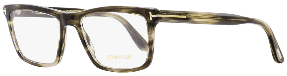 Tom Ford Rectangular Eyeglasses TF5407 005 Gray Melange 54mm 5407