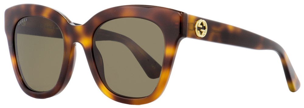 Gucci Square Sunglasses GG0029S 002 Havana 50mm 0029