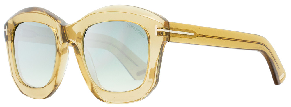 Tom Ford Square Sunglasses TF582 Julia-02 45P Transparent Champagne 50mm  FT0582