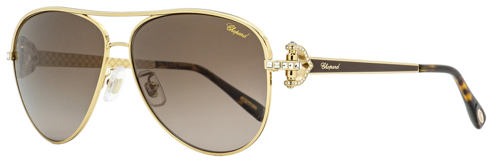 Aviator sunglasses Chopard Pink in Metal - 24880271