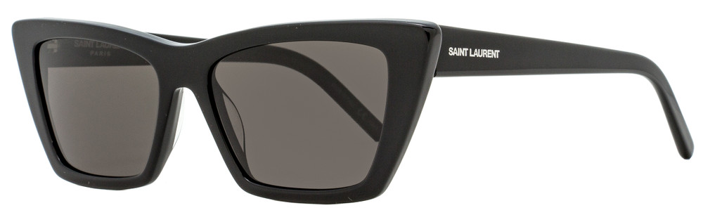 Saint Laurent KATE SL 214 001 Black Dark Grey Lens Cat Eye Women