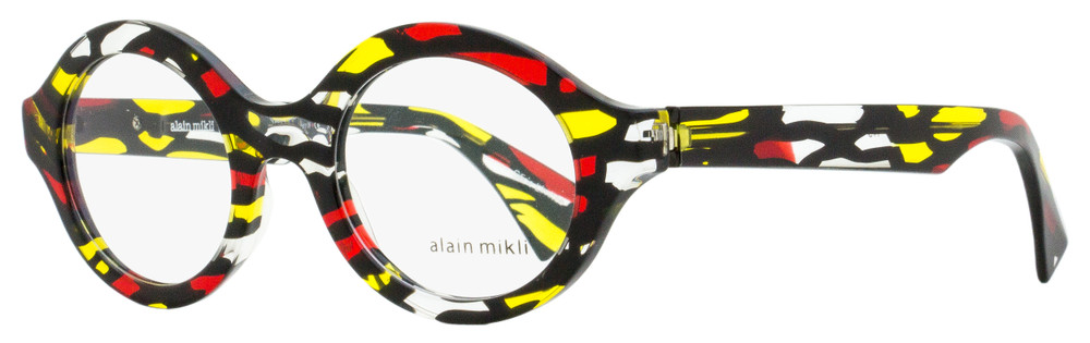 Alain Mikli Fantasy Eyeglasses A03020 002 Black Yellow Red 48mm 3020