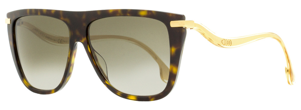 Jimmy Choo Browline Sunglasses Suvi/S 086HA Havana/Gold 58mm