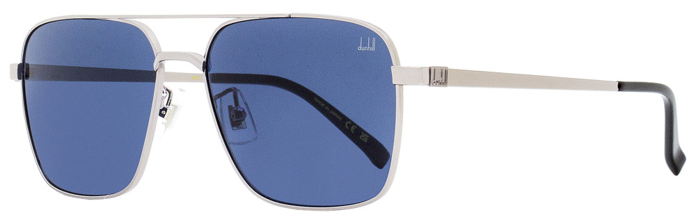 Dunhill Aviator Sunglasses DU0052S 003 Ruthenium/Black 58mm