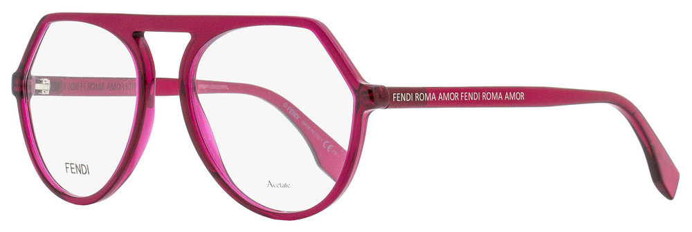 Fendi FF 0343/S Fendirama Women Authentic Sunglasses - Red/Coral