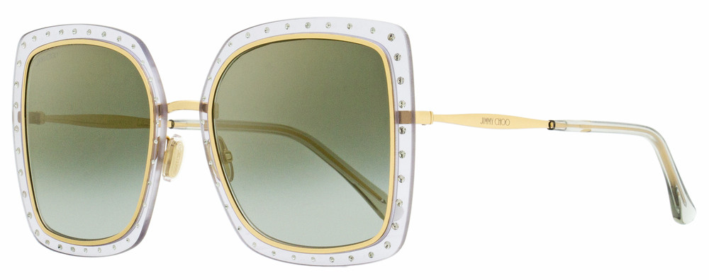 Jimmy Choo Chain Sunglasses Renee /N 9HTIR Black/Ivory 61mm