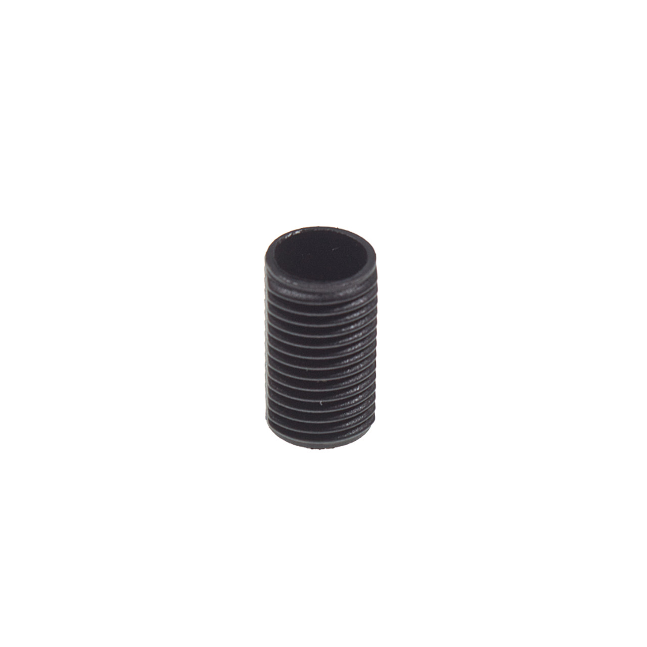 M10 Black Plastic Threaded Hollow Rod 15mm 9157266