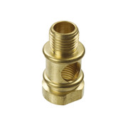 Side Entry Brass 10mm Coupler