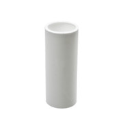 Plain Plastic Candle Tube White 24 x 65mm 82302