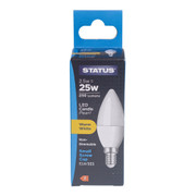 LED SES Candle 2.5w Status Pearl