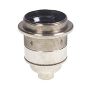 ES | E27 | Edison Screw Nickel Threaded Lampholder with 10mm Base Fixing