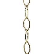 Steel Brass Plated Decorative Gothic Chain