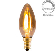 4w LED SES Candle Amber Dimmable 3466187