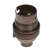 BC | B22 | Bayonet Cap Old English Un-Switched Lampholder with Stem Lock