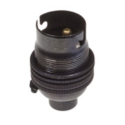 BC | B22 | Bayonet Cap Bronze Un-Switched Lampholder with Stem Lock