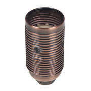 SES | E14 | Small Edison Screw Threaded Antique Copper Lampholder With 10mm Thread Entry