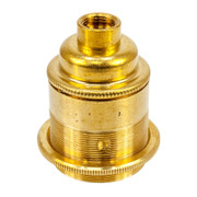 ES | E27 | Edison Screw Brass Threaded Lampholder with 1/2" Base Fixing