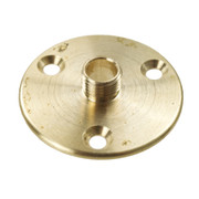 Brass Backplate 40mm Large with 3 Fixing Holes
