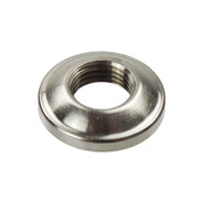 Nickel 10mm Dome Ring Nut