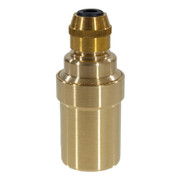 SES | E14 | Small Edison Screw Brass Plain Lampholder with Cord Grip