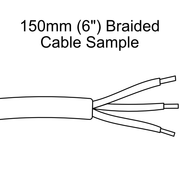 Round - Silver - 150mm Sample