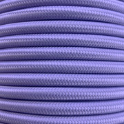 Pastel Purple 3 Core Round Fabric Cable 6411767
