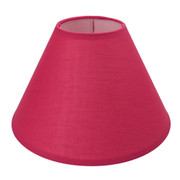 Conical Shade 25cm Taped Edge Hot Pink