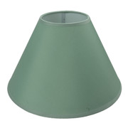 Conical Shade 25cm Taped Edge Green 