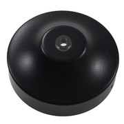 Black Metal Ceiling Cap 100mm With Grommet 8414040