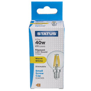 4.5w SES Warm White Dimmable Filament LED