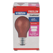 BC | Bayonet Cap 60W Fireglow Lamp