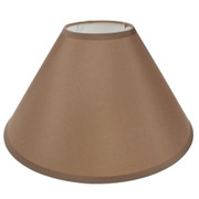 Conical Shade 30cm Taped Edge Mocha