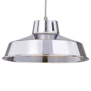 30cm Metal Chrome Plated Shade