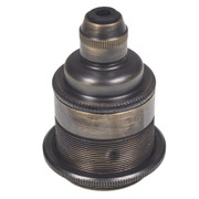 ES | E27 | Edison Screw Antique Brass Threaded Lampholder with Cord Grip