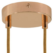 Copper 2 Hole 120mm Ceiling Rose