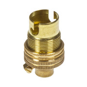 SBC | B15 | Small Bayonet Cap Brass Lampholder with 10mm Base Fixing