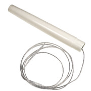 Prewired French Candle MES 10mm Lampholder 6" Cream