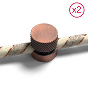 Wall Mount Metal Cable Clip Satin Copper