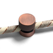 Wall Mount Metal Cable Clip Satin Copper