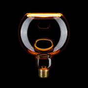 ES | E27 Smoky LED light bulb G125 Globe Dimmable