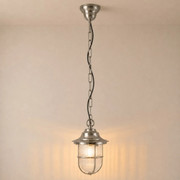 Hull Guard Pendant Lantern (Satin Nickel)
