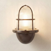 Armada Wall Lantern (Antique Brass)
