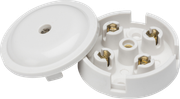 5A Junction Box 4-Terminal - White (59mm)