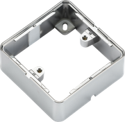 1G Surface Box - Polished Chrome effect