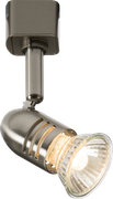 230V GU10 Track Spotlight - Brushed Chrome