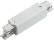 K-LINE 230V 3-Circuit Track In Line Connector - White
