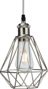 Pendant Cage - Brushed Chrome