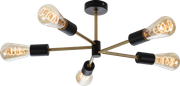 SENA - 230V IP20 E27 5 Light Ceiling Pendant