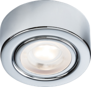 230V 2W LED Under Cabinet Light with Adjustable CCT - Chrome